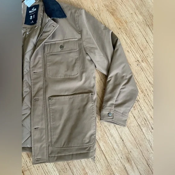 Hollister Chore jacket corduroy collar new Carhartt jacket coat look-a-like